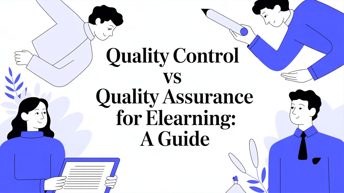 Quality Control vs Quality Assurance for eLearning: A Guide