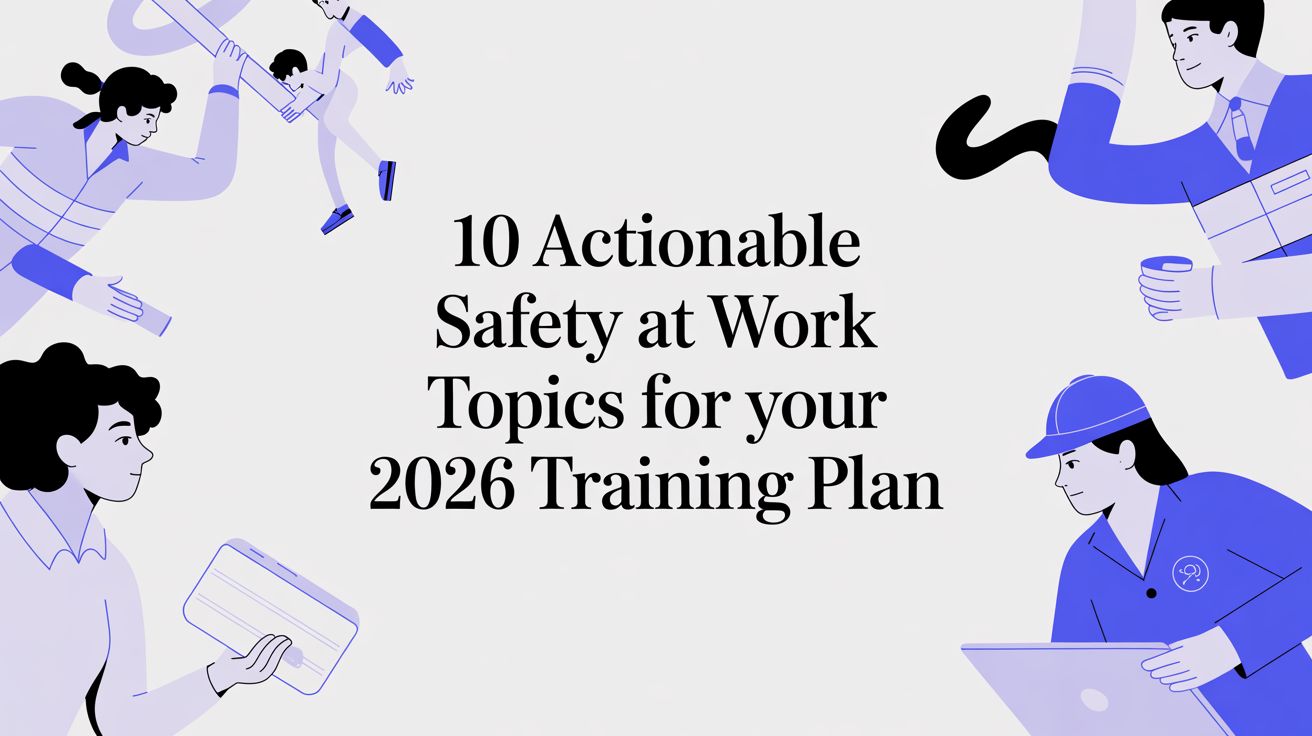 10 Actionable Safety at Work Topics for Your 2026 Training Plan