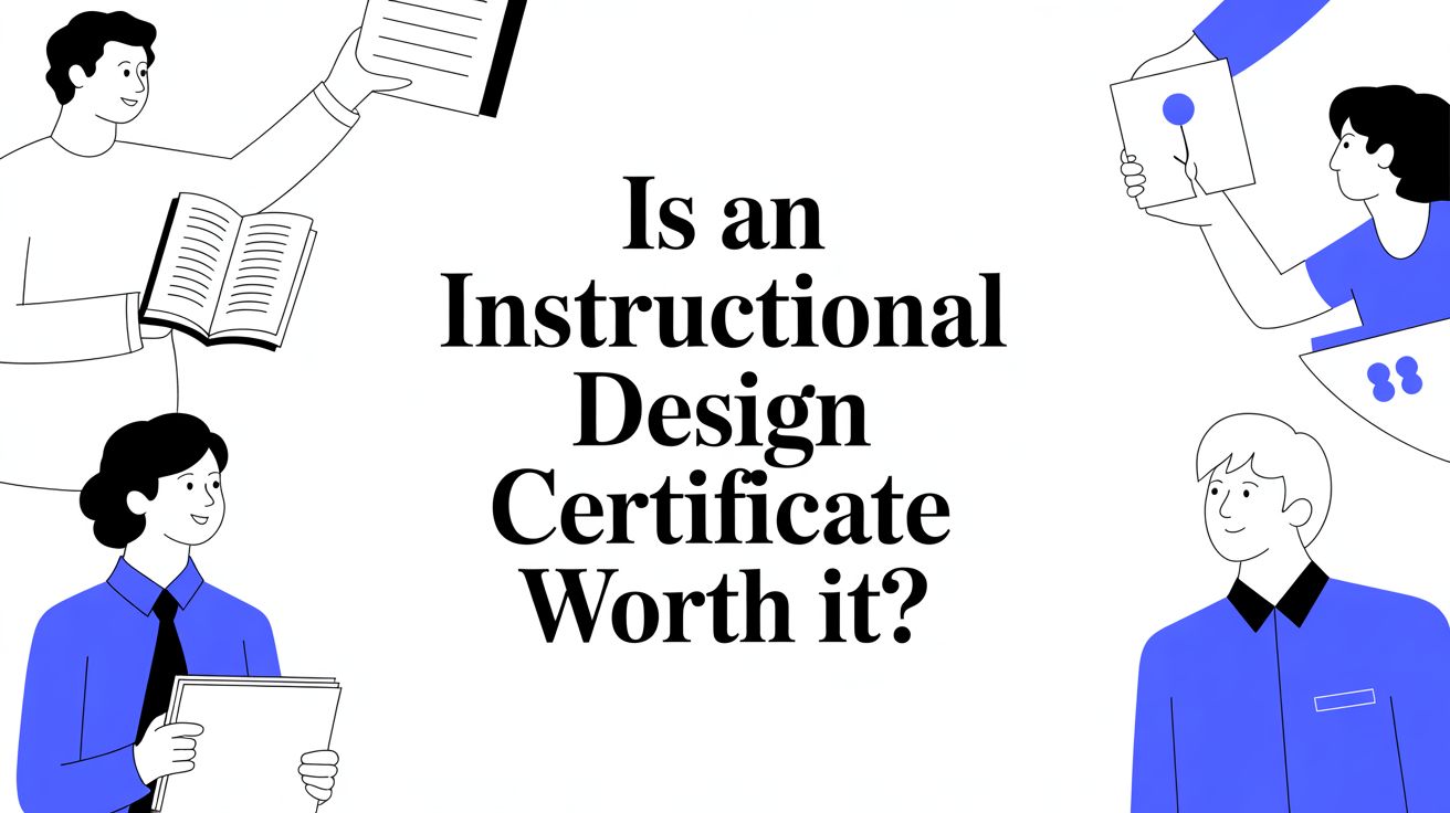 Is an Instructional Design Certificate Worth It? A Practical Guide
