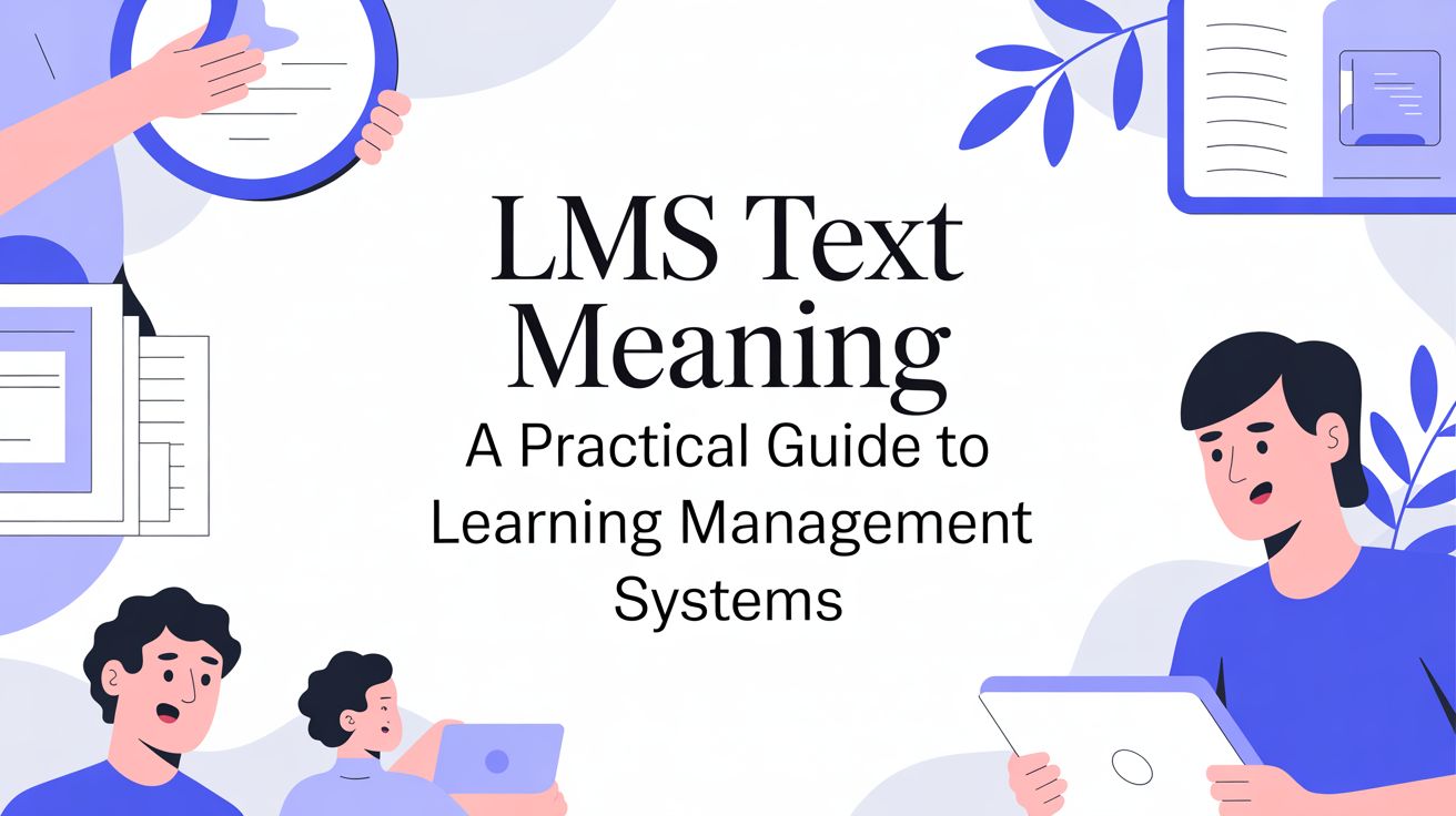 LMS Text Meaning A Practical Guide to Learning Management Systems