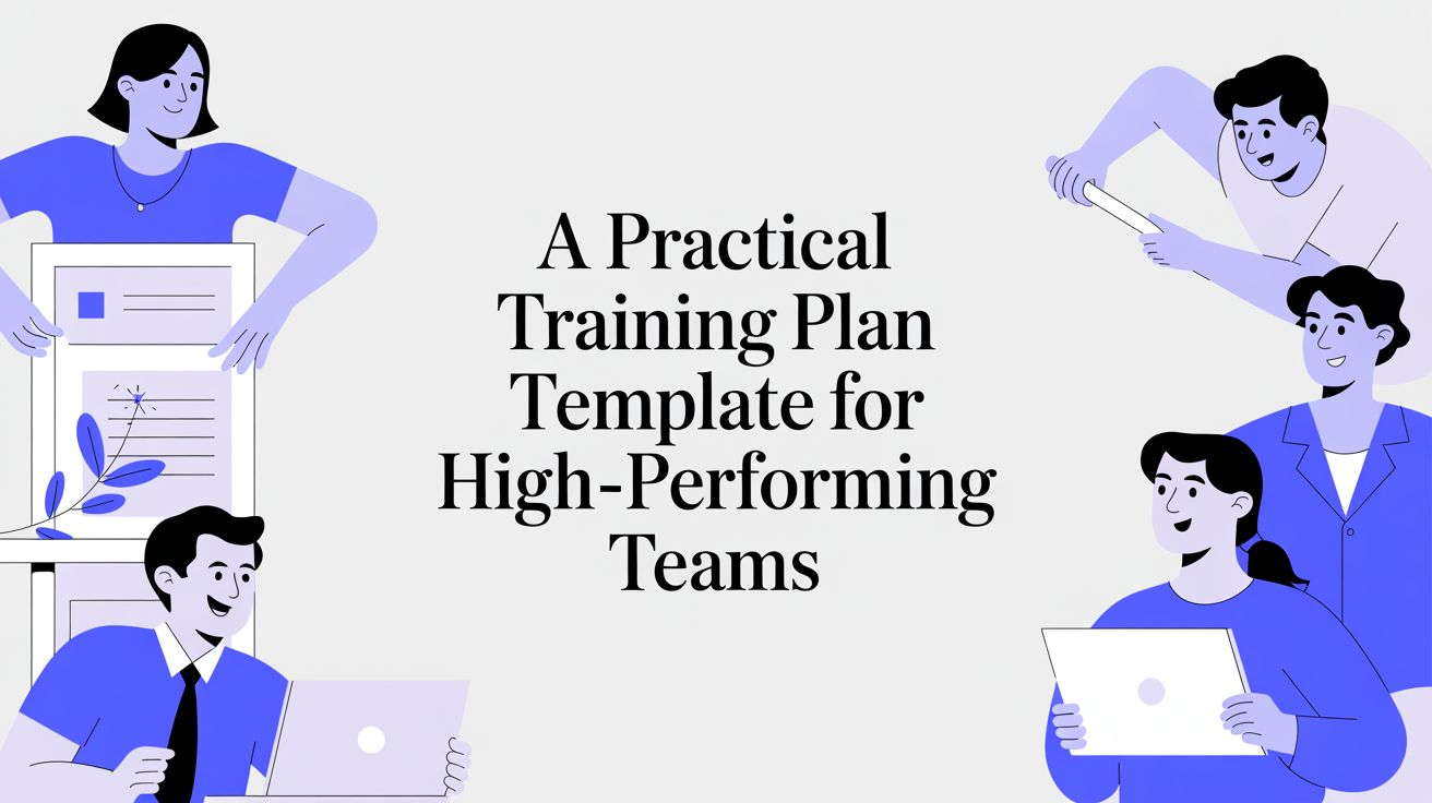 A Practical Training Plan Template for High-Performing Teams