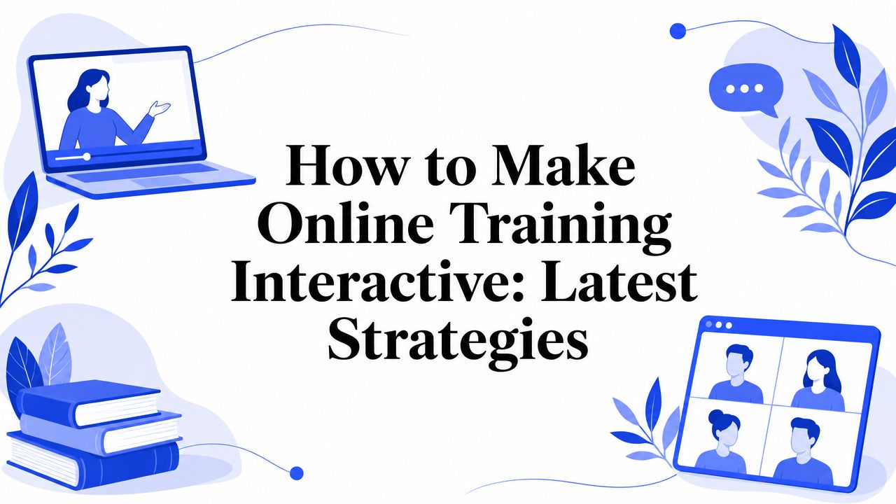 How to Make Online Training Interactive: Latest Strategies