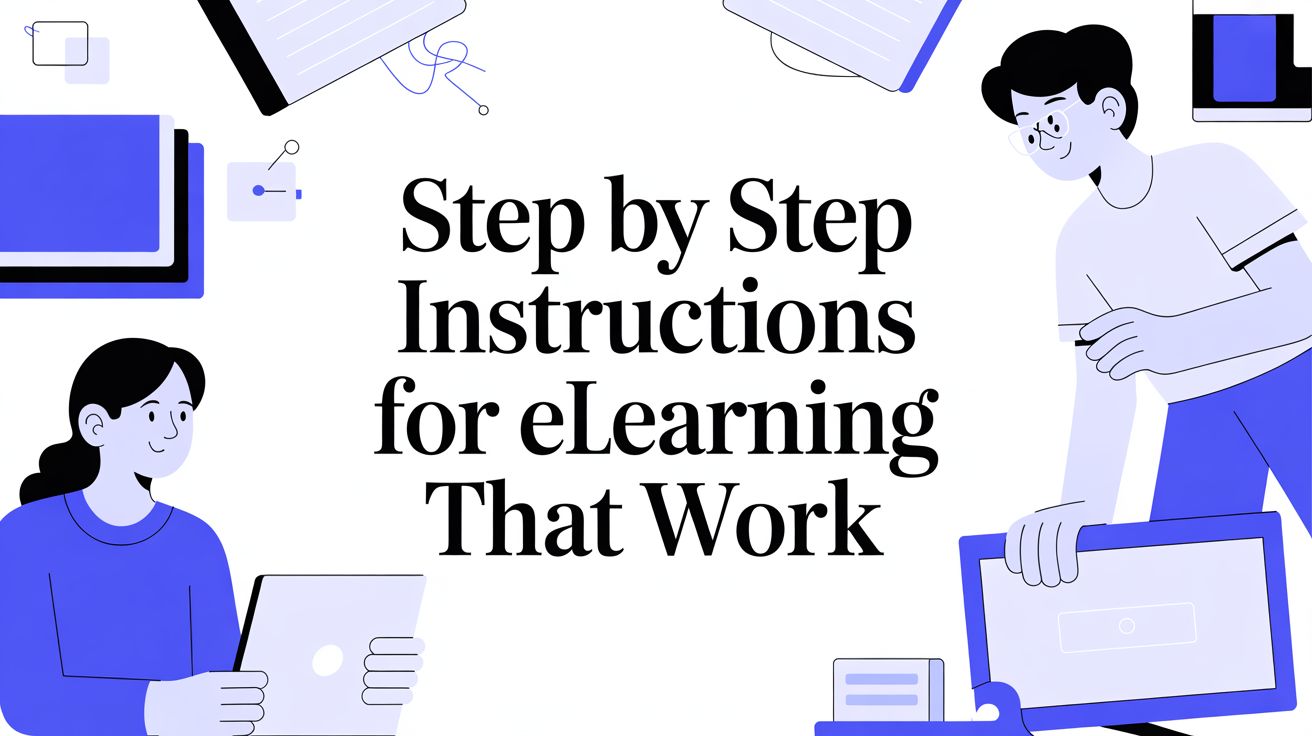 Step by Step Instructions for eLearning That Work