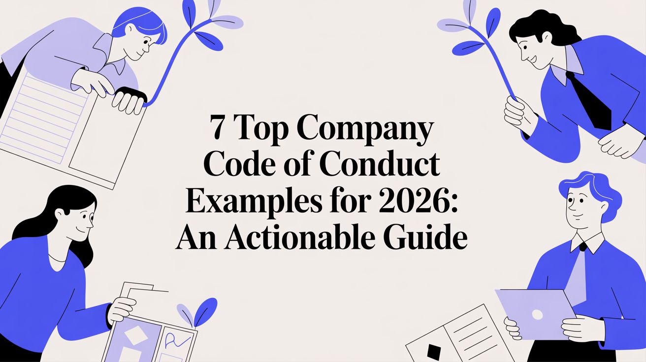 7 Top Company Code of Conduct Examples for 2026: An Actionable Guide