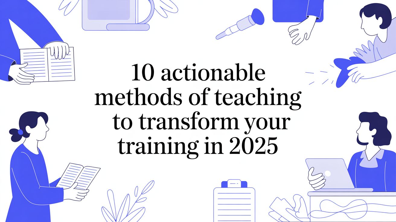 10 Actionable Methods of Teaching to Transform Your Training in 2025