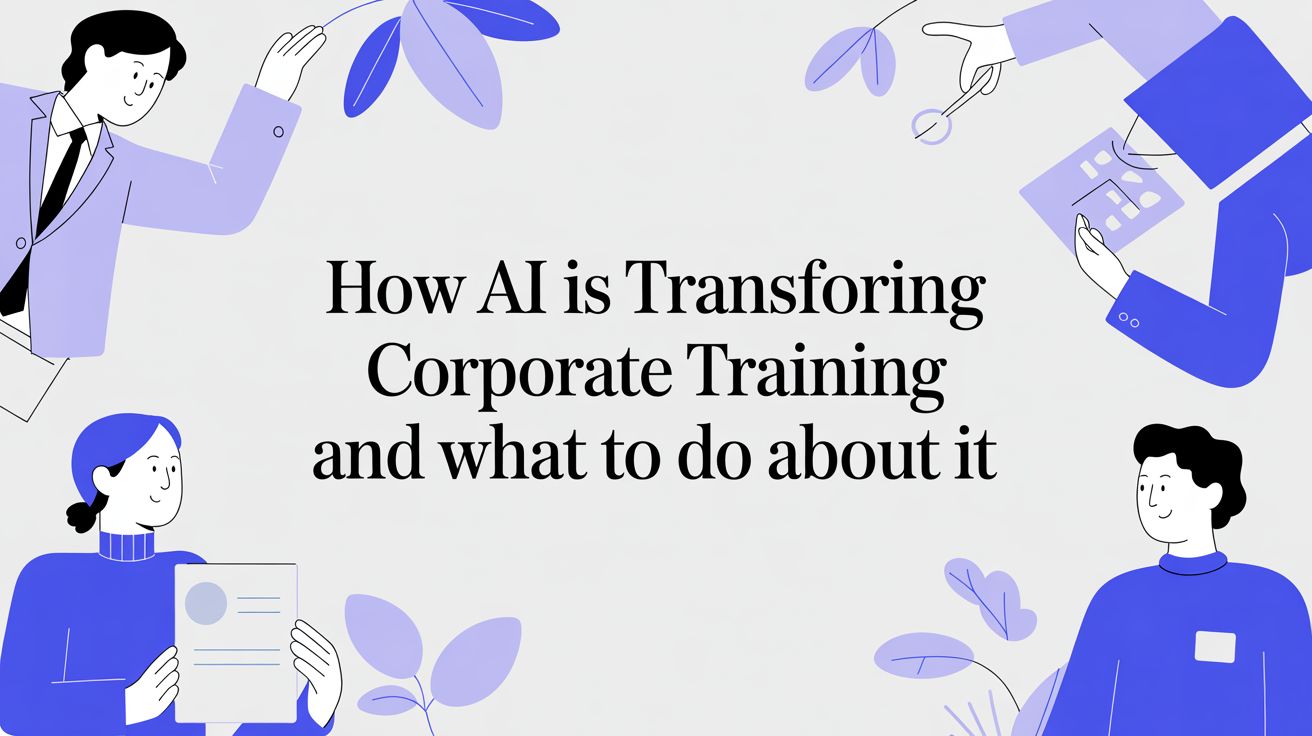 How AI Is Transforming Corporate Training and What to Do About It