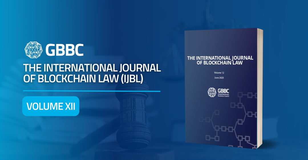 International Journal of Blockchain Law (IJBL) Volume XII