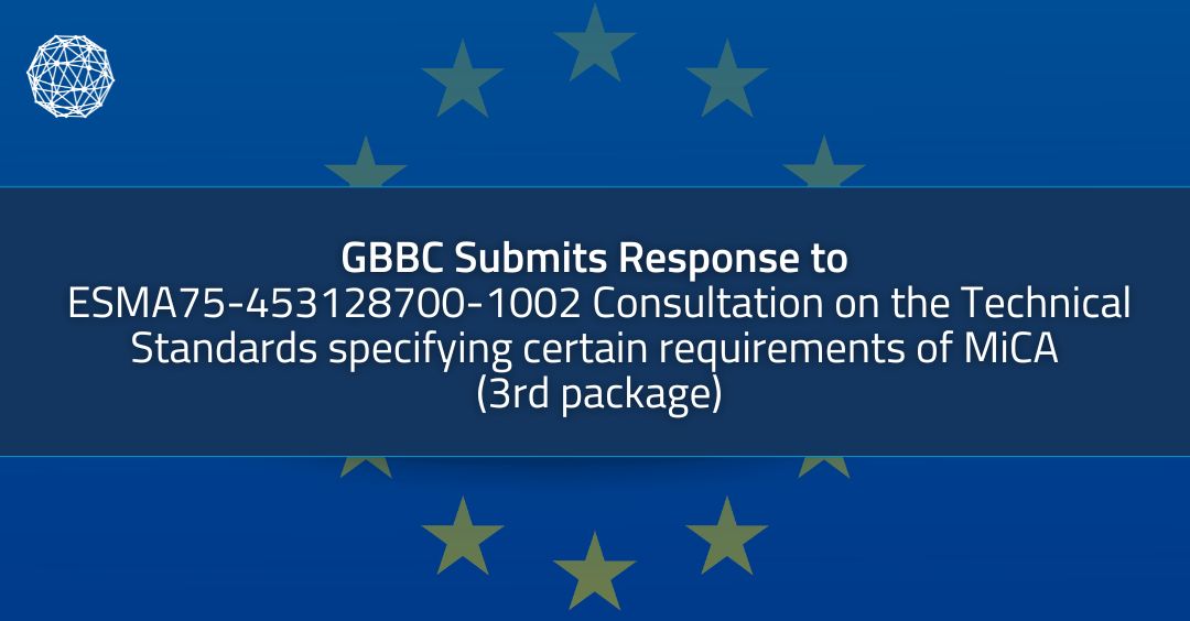 GBBC Submits Response to ESMA75-453128700-1002 Consultation