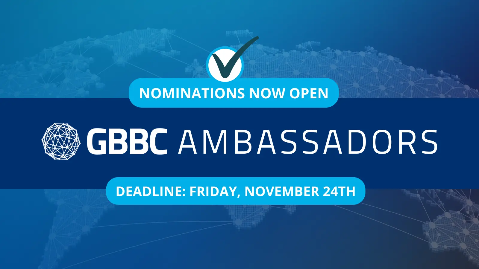 2024 GBBC Ambassador Program is Open for Nominations