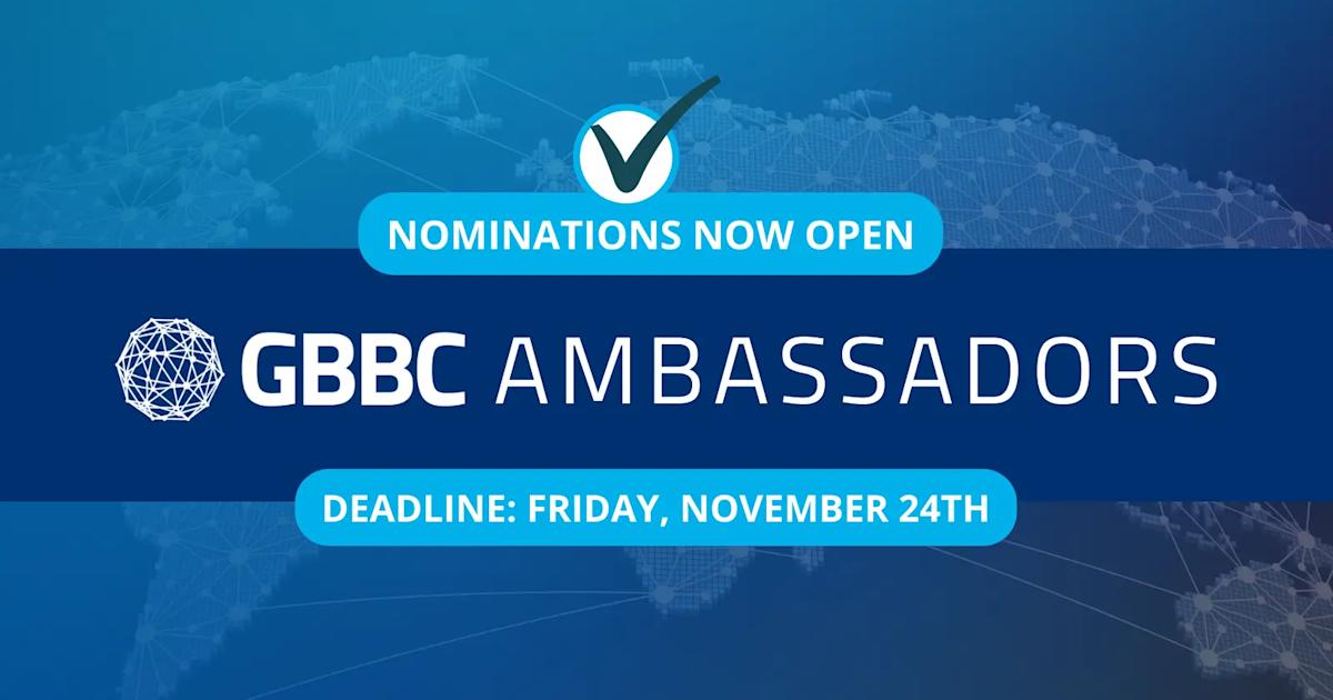 2024 GBBC Ambassador Program is Open for Nominations