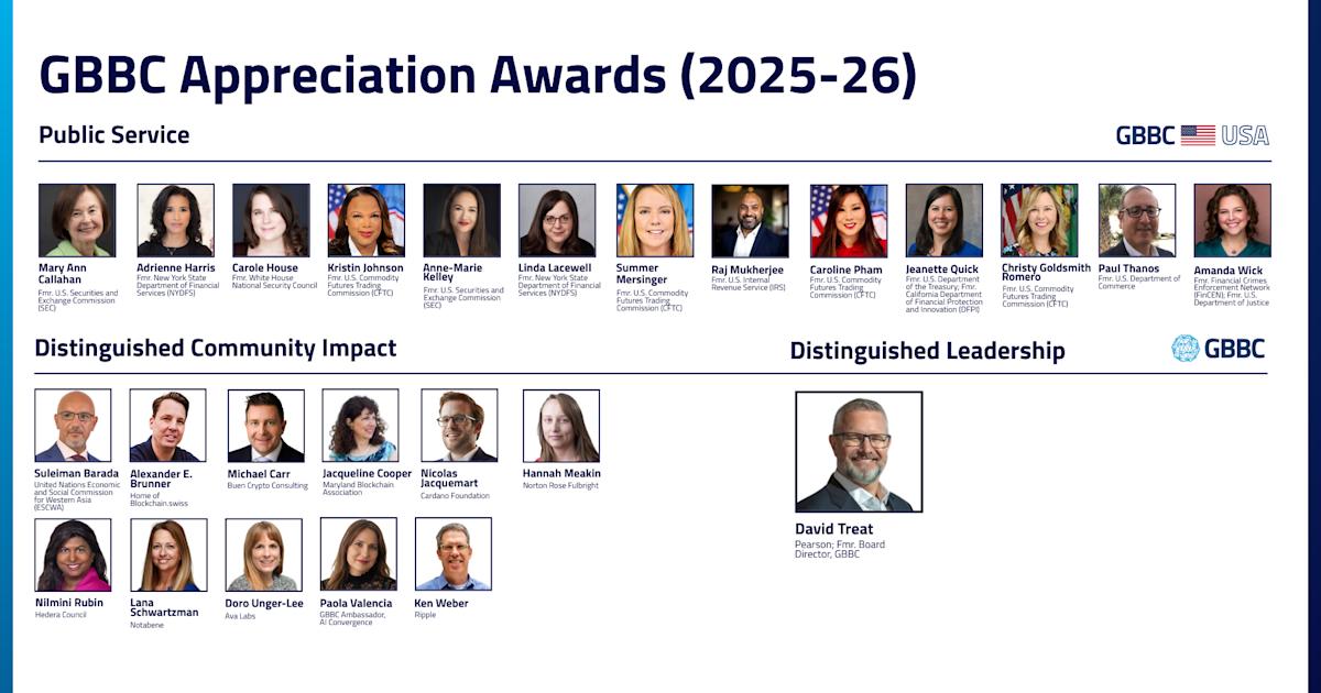 GBBC Announces 2026 Appreciation Awards Recipients