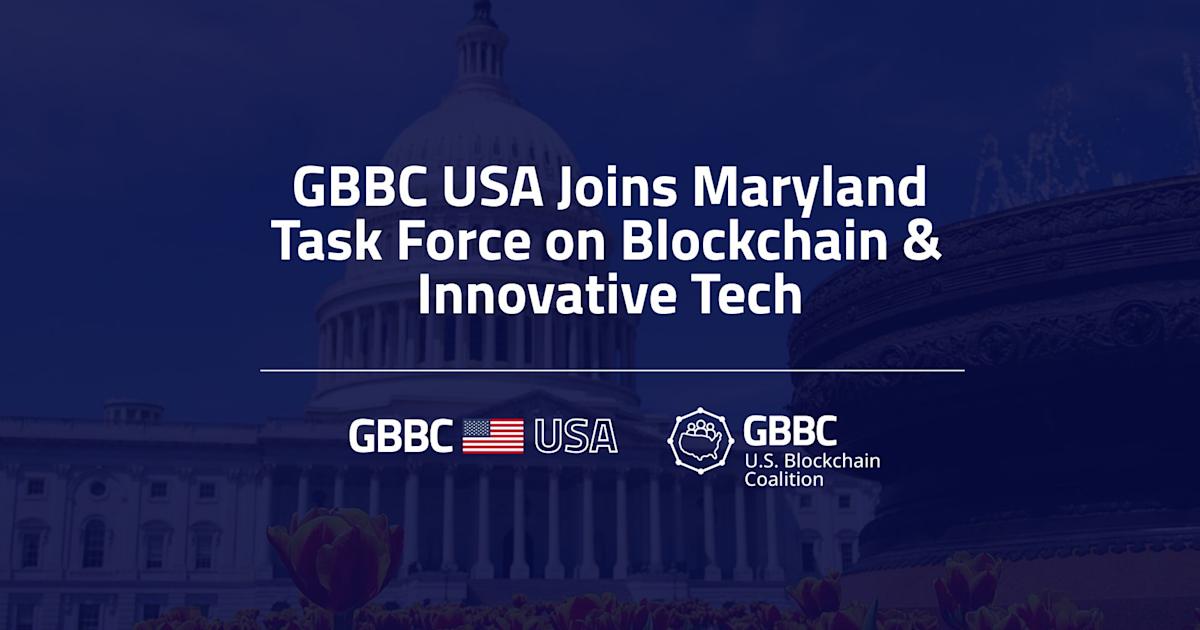 GBBC USA Joins Maryland Task Force on Blockchain & Innovative Tech