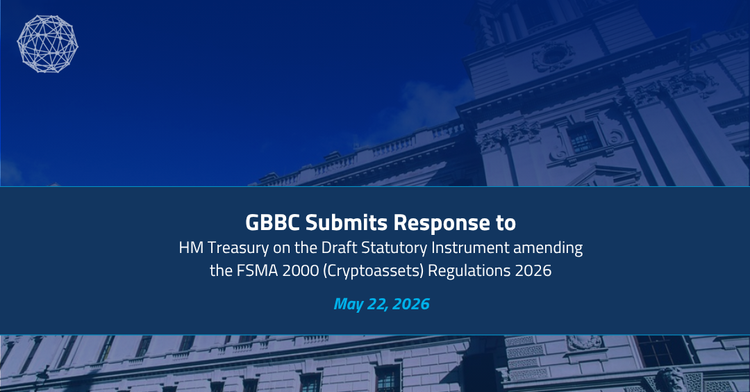Cover of GBBC Response to HM Treasury on the Draft Statutory Instrument amending the FSMA 2000 (Cryptoassets) Regulations 2026