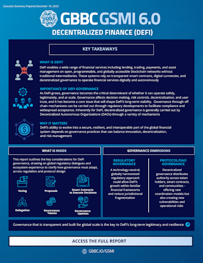 GSMI 6.0: Executive Summary - Decentralized Finance (DeFi) cover