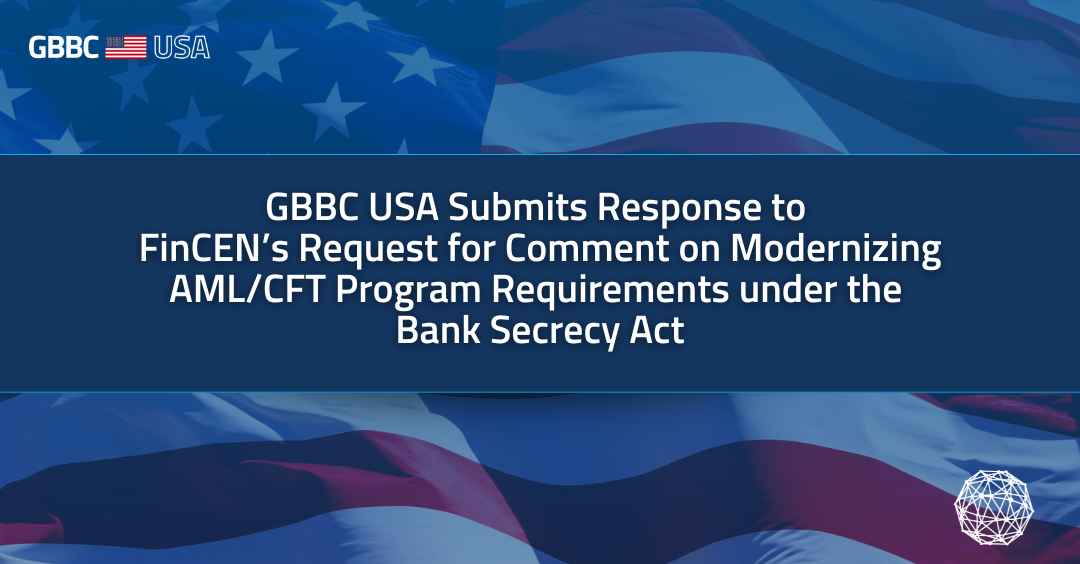 Cover of GBBC USA Response to FinCEN Request for Comment – Anti-Money Laundering and Countering the Financing of Terrorism Programs