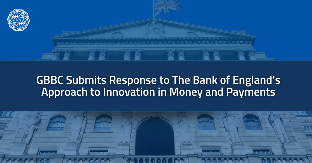 Cover of GBBC Submits Response to BoE Consultation on Approach to Innovation in Money and Payments