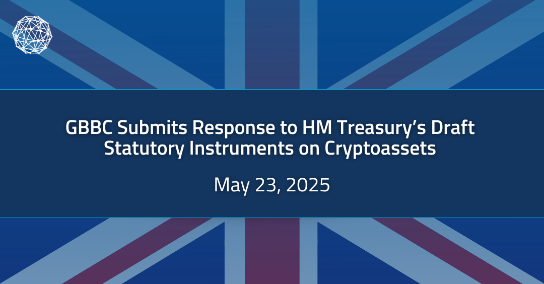 Cover of GBBC's Response to HM Treasury’s Draft Statutory Instruments on Cryptoassets