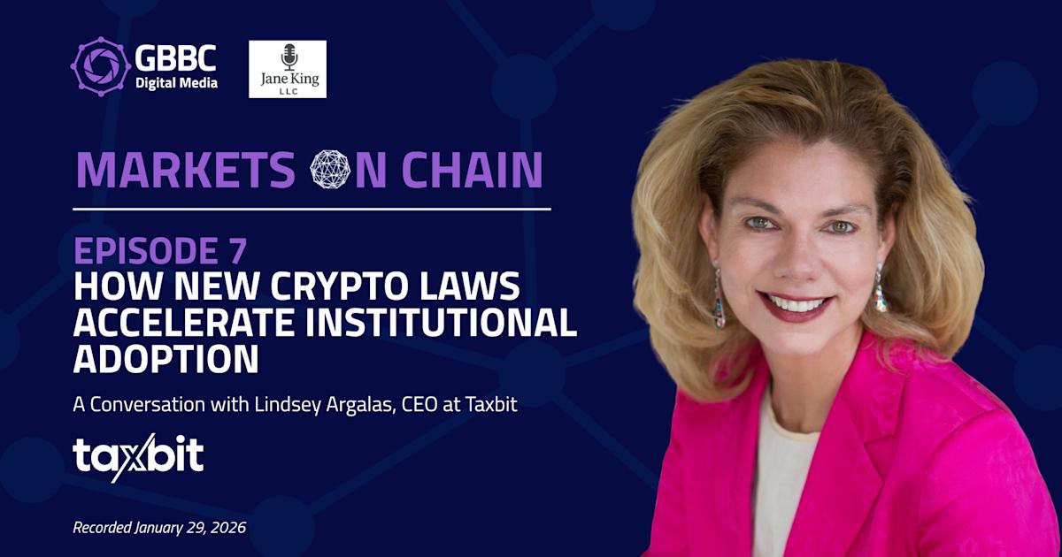 Markets on Chain: Episode 7 with Taxbit | How New Crypto Laws Accelerate Institutional Adoption