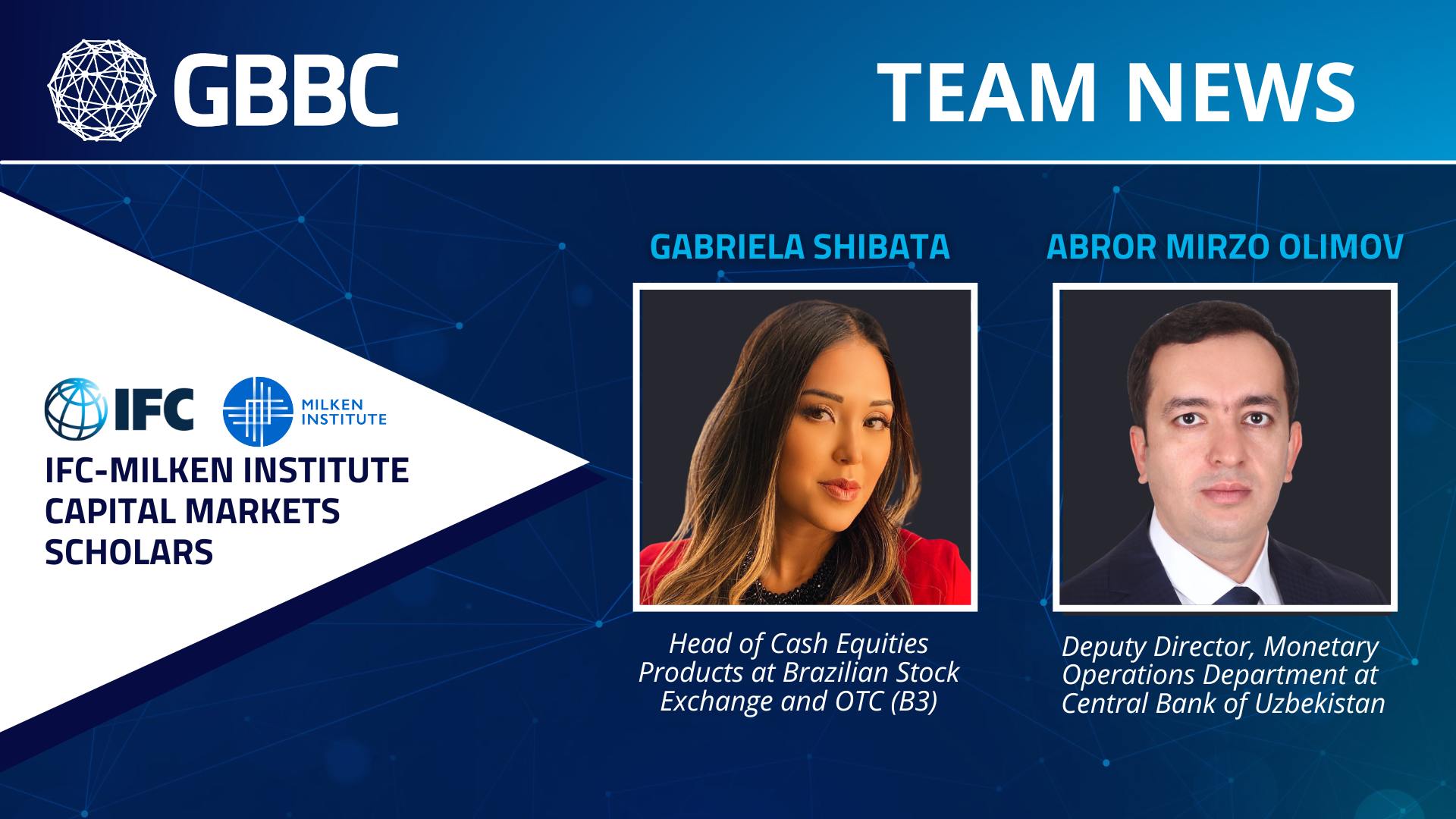 GSMI 4.0: Interviews with IFC-Milken Institute Capital Market Scholars