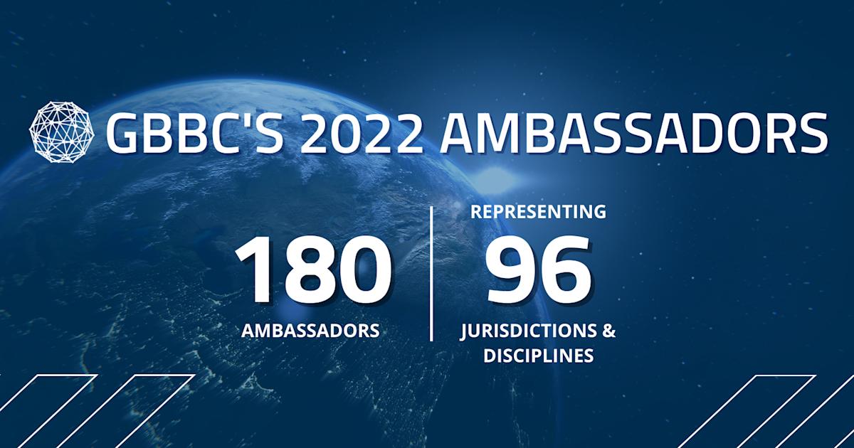 Announcing GBBC's 2022 Ambassadors