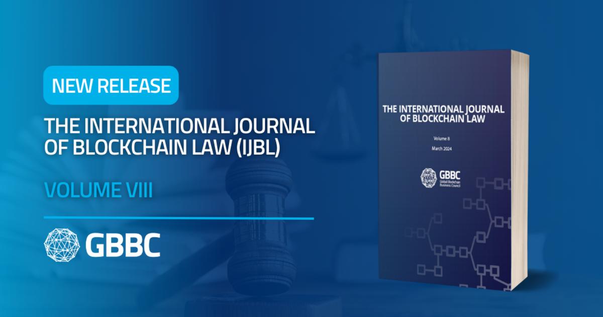 Volume VIII of International Journal of Blockchain Law is Now Live