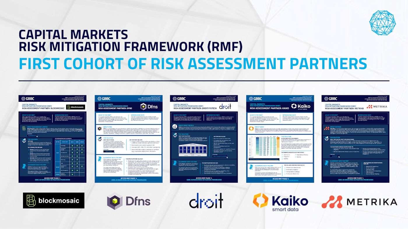 Introducing the First Cohort of Risk Assessment Partners (RAPs) for Capital Markets Risk Mitigation Framework (RMF)