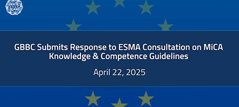 GBBC Response to ESMA Consultation on MiCA Knowledge & Competence Guidelines