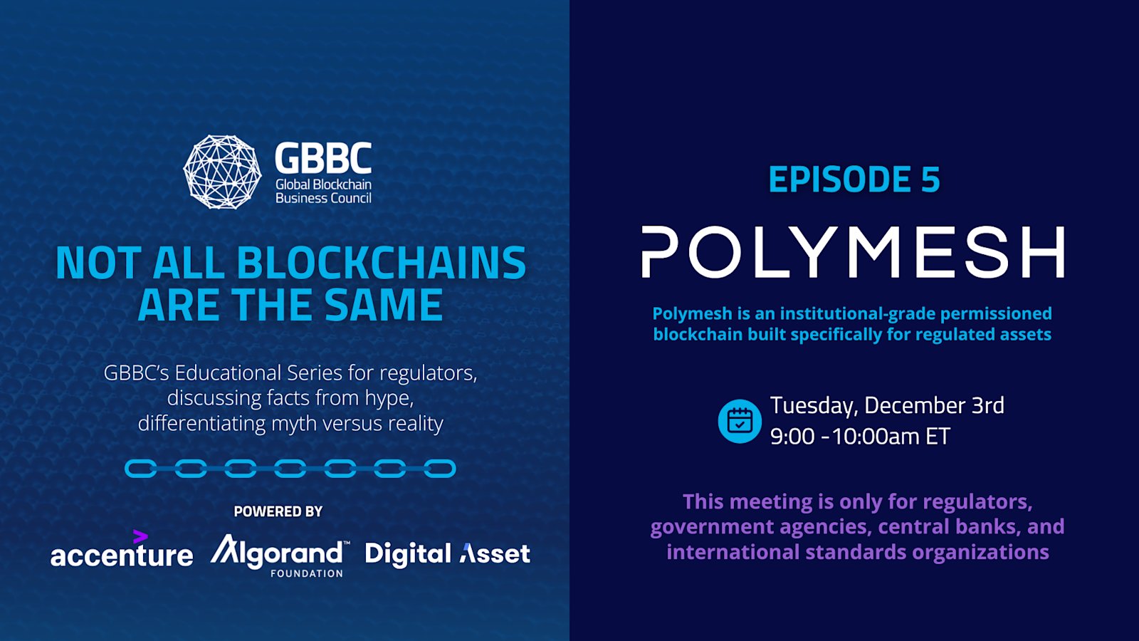 "Not All Blockchains are the Same" with Polymesh