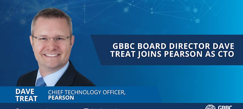 Dave Treat, GBBC Board Director, Appointed to CTO of Pearson