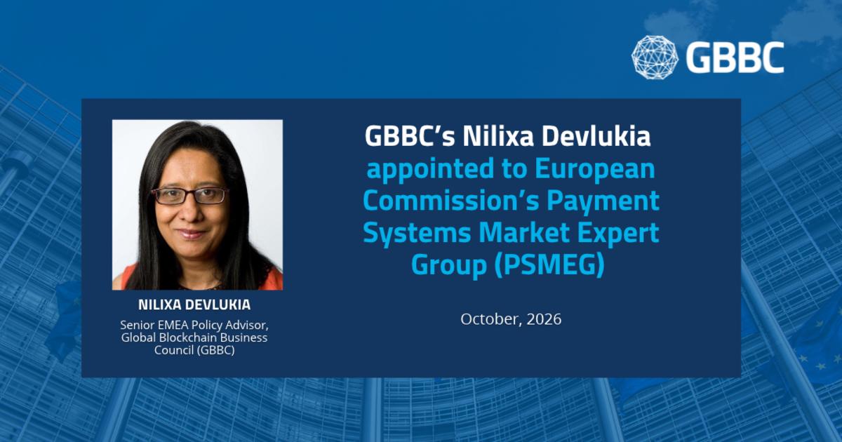 GBBC’s Nilixa Devlukia Joins European Commission’s Payment Systems Market Expert Group (PSMEG)
