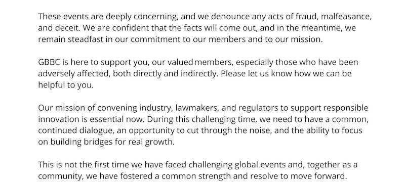 GBBC Community Update: In Light of Recent Events