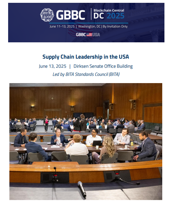 Cover of Supply Chain Leadership in the USA | Blockchain Central DC Roundtable Recap