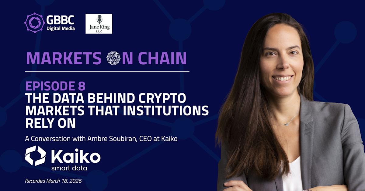 Markets on Chain: Episode 8 with Kaiko | The Data Behind Crypto Markets That Institutions Rely On