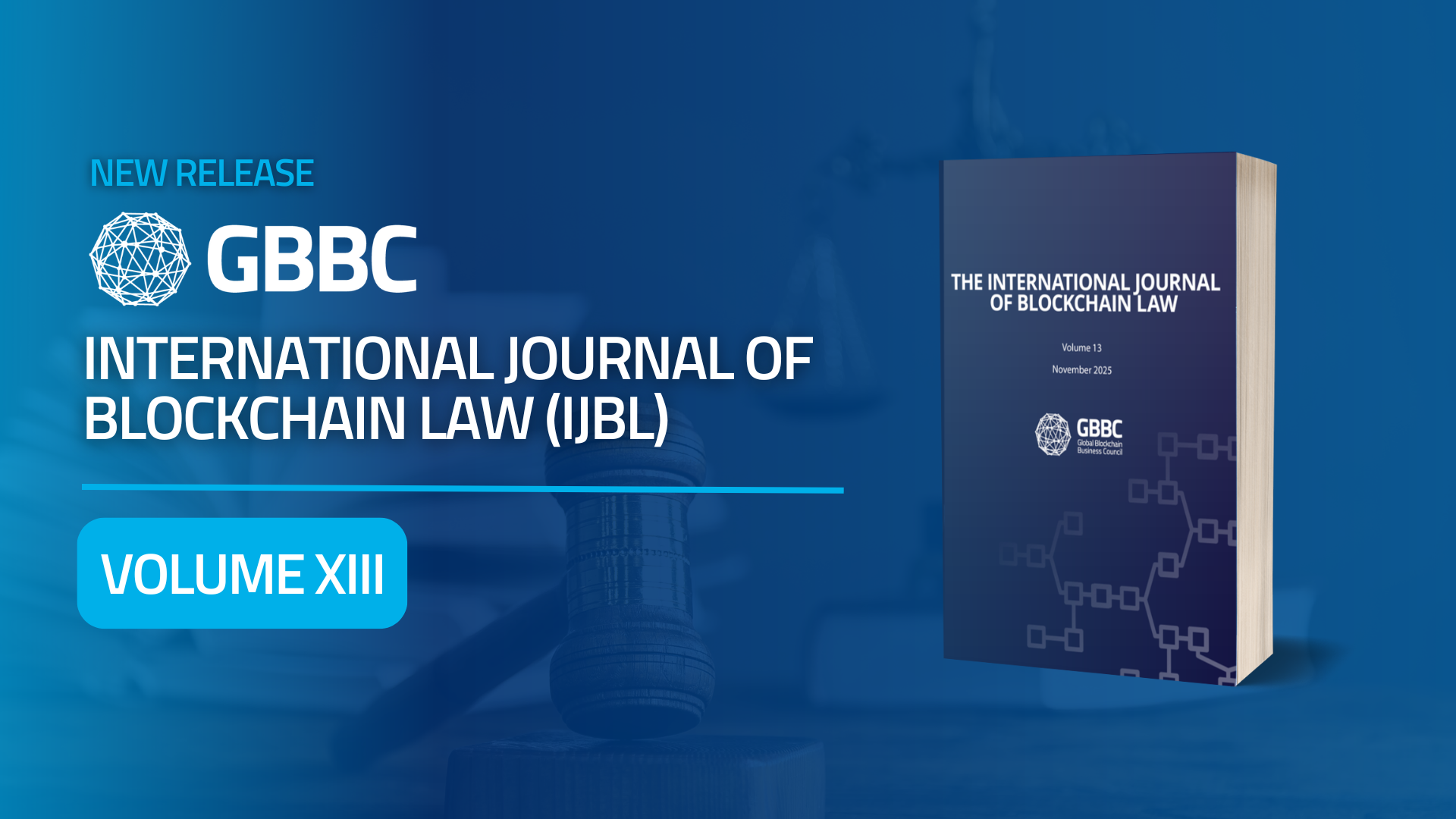 International Journal of Blockchain Law (IJBL) - Volume XIII