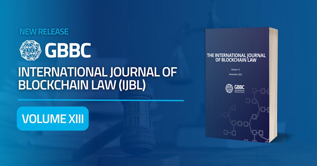 International Journal of Blockchain Law (IJBL) - Volume XIII