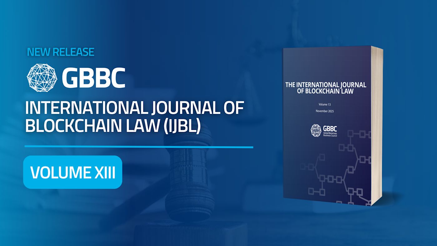 International Journal of Blockchain Law (IJBL) - Volume XIII