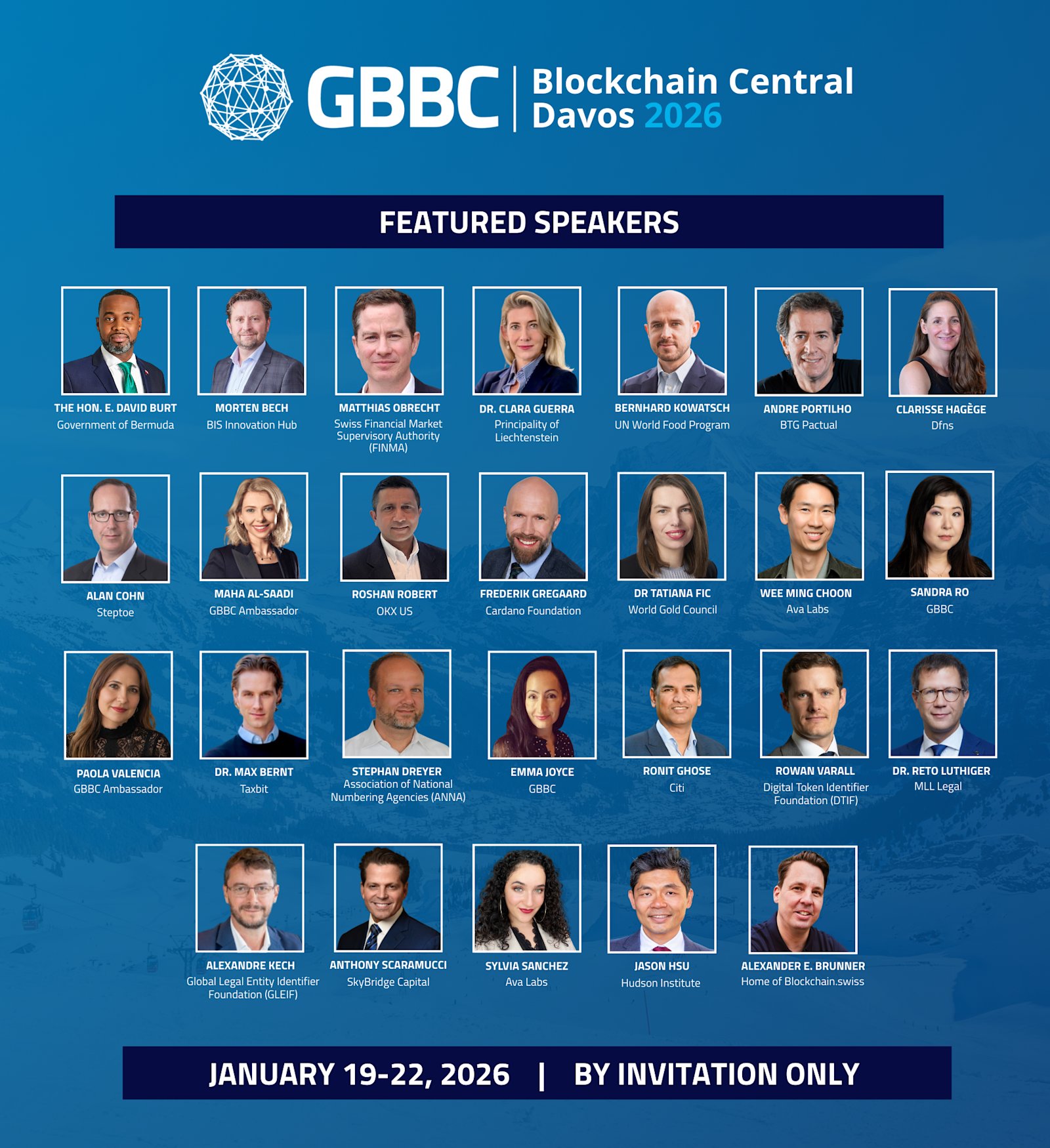 GBBC's 9th Annual Blockchain Central Davos
