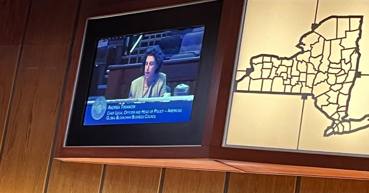 Andrea Tinianow, GBBC CLO & Head of Policy, Americas, Testifies at New York State Assembly Hearing