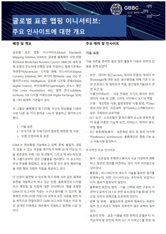 GSMI 1.0: Executive Summary (Korean)