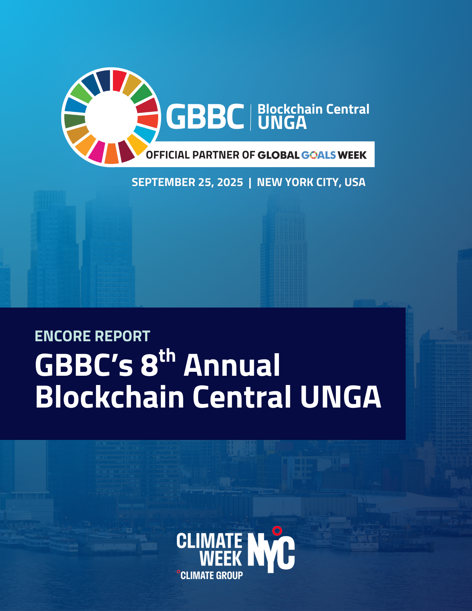 Cover of UNGA Encore Report 2025 (September 25, 2025)