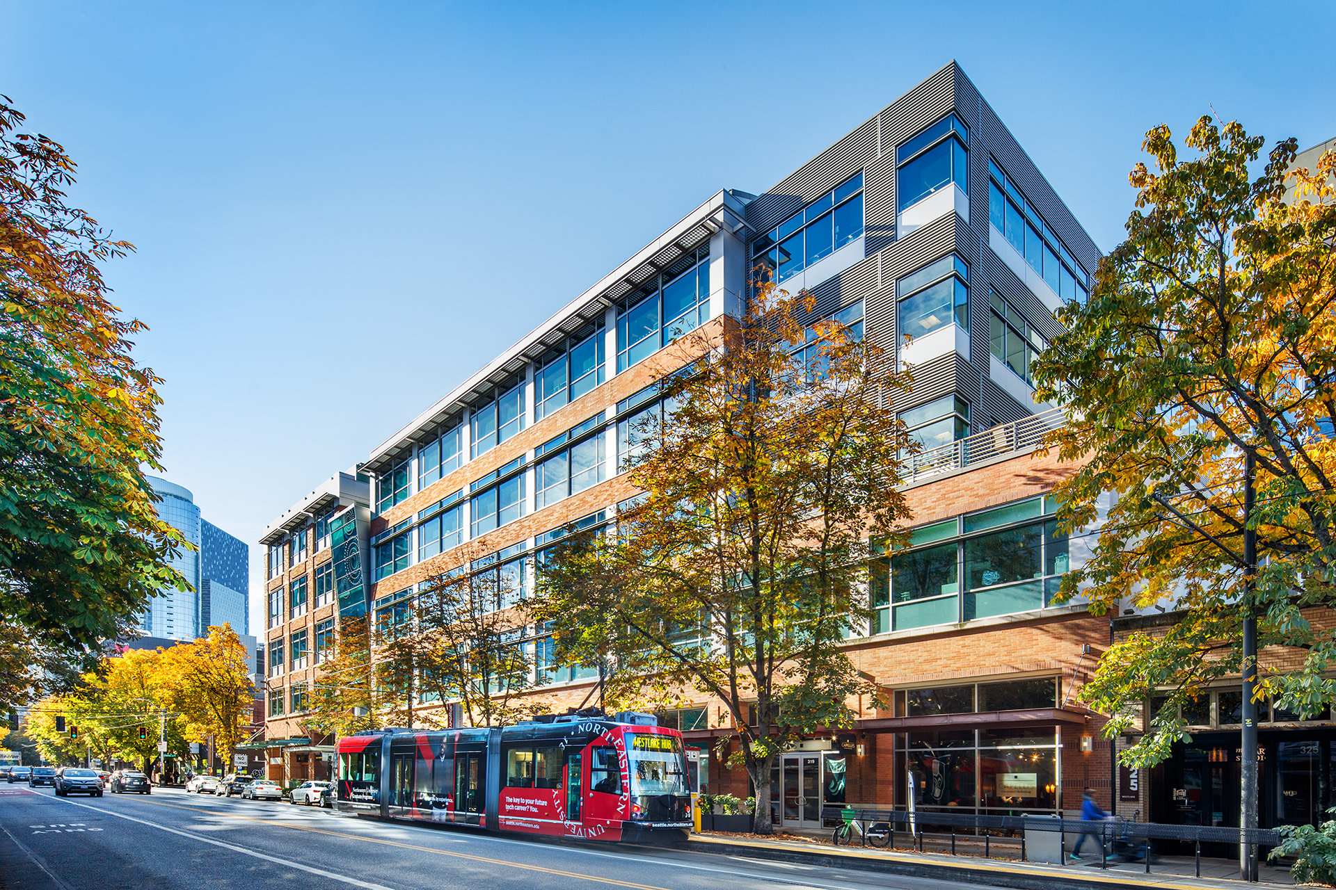 exterior image of 307 westlake seattle biomed realty