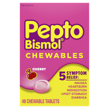 Pepto Bismol Chewable Tablets Cherry