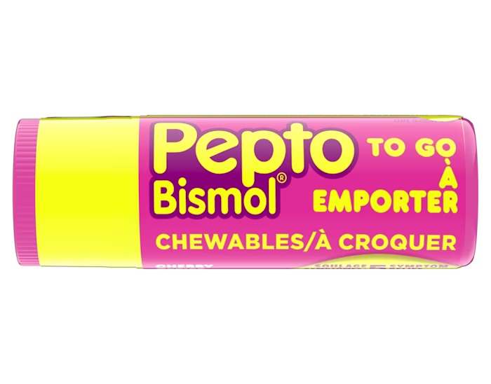 Take Pepto Bismol on-the-go! On the go