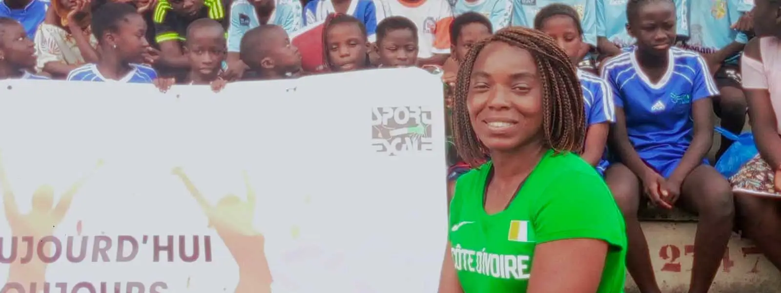 Marie Gnahoré,, champion heart