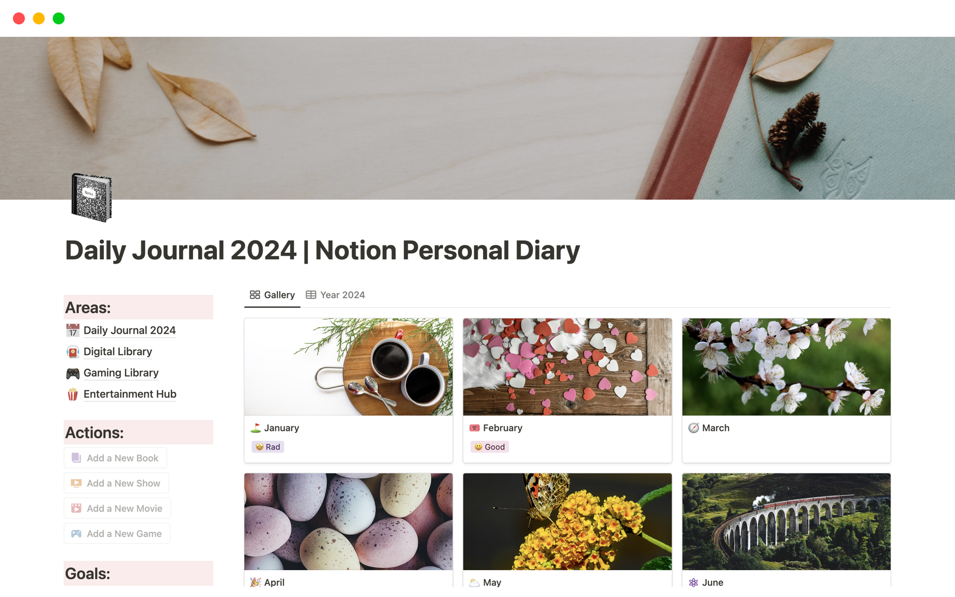 Daily Journal 2024 - Personal Diary