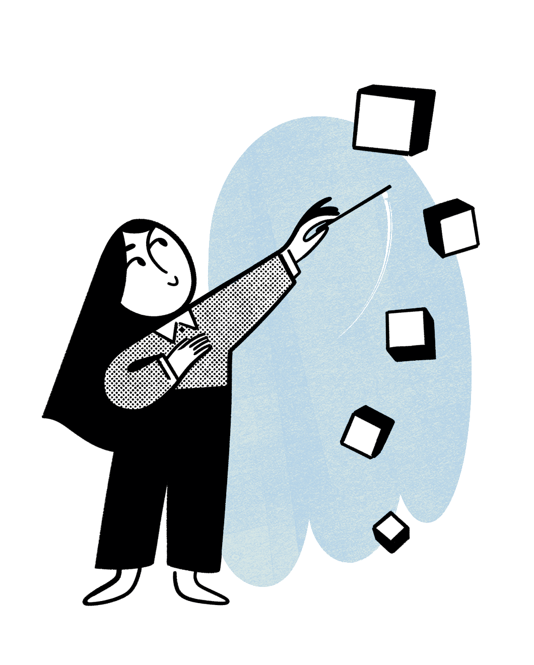 woman-creating-magic-with-blocks