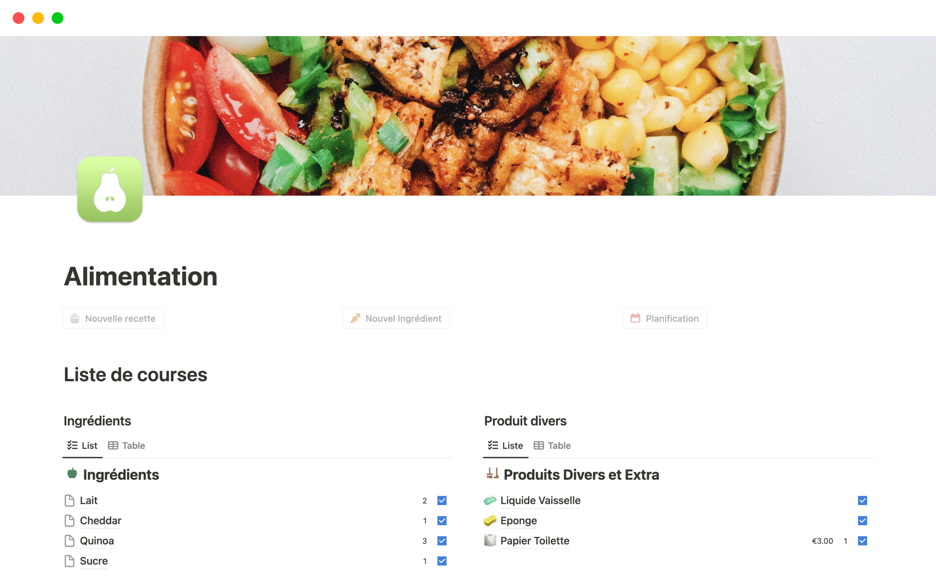 Planificateur de repas : les plus beaux modèles du Web