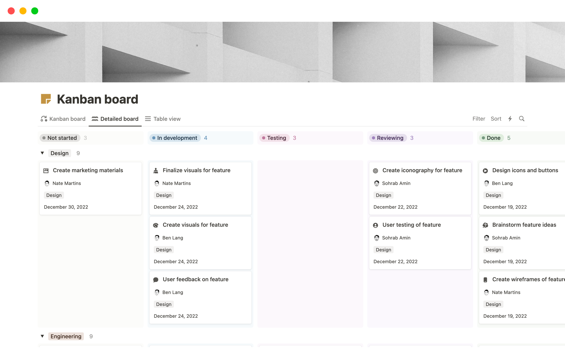 How to use a Kanban board and improve workflow