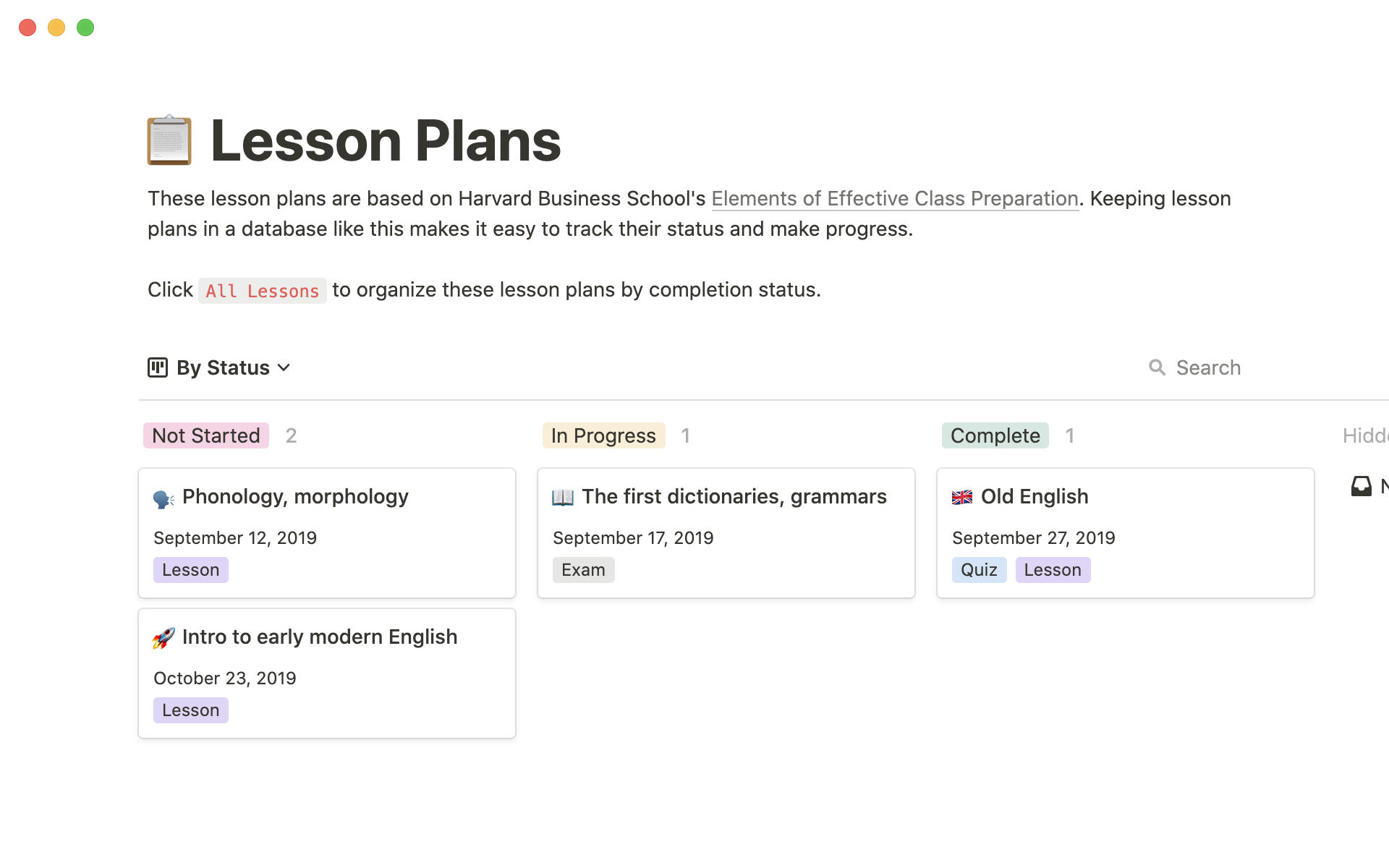 school template notion - title school template notion - title