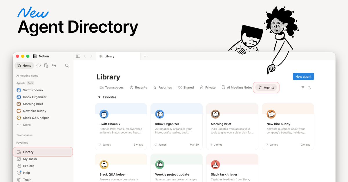 May 6, 2026 – New Custom Agent Directory preview